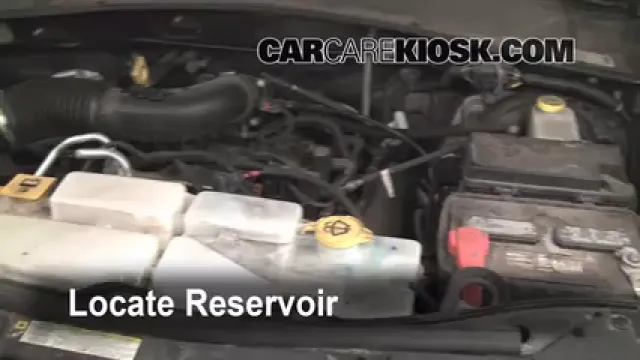 2009 Jeep Liberty Sport 3.7L V6 Liquide essuie-glace Ajouter du liquide